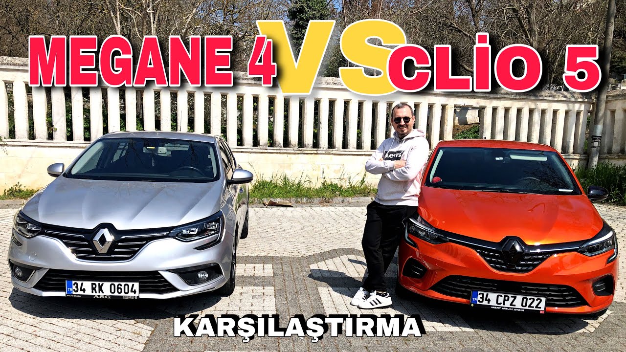 Çok Satan Clio 5 icon Vs Megane 4 Icon Benzerlikler, ebatlar B ve C Renault inceledik!