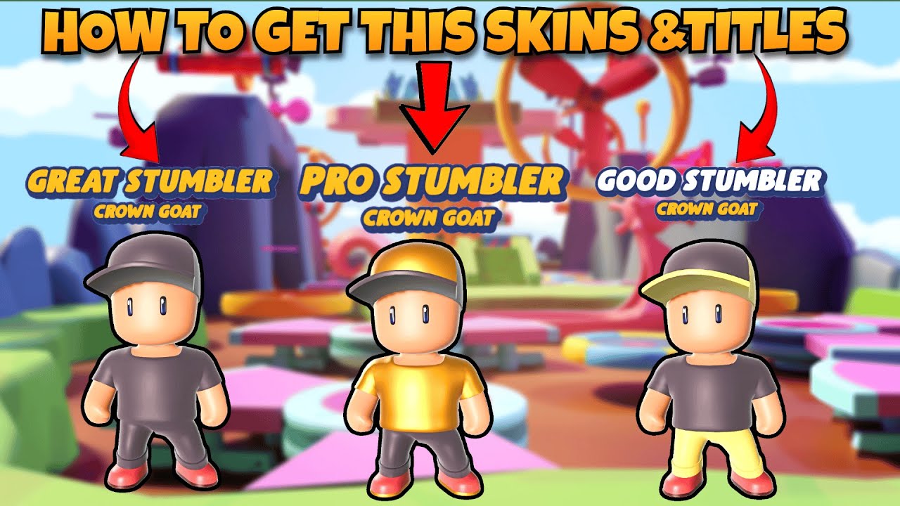 HOW TO GET  CROWN GOAT TITTLE & INVERTED JEMS IN STUMBLE GUYS #stumbleguys #colorname