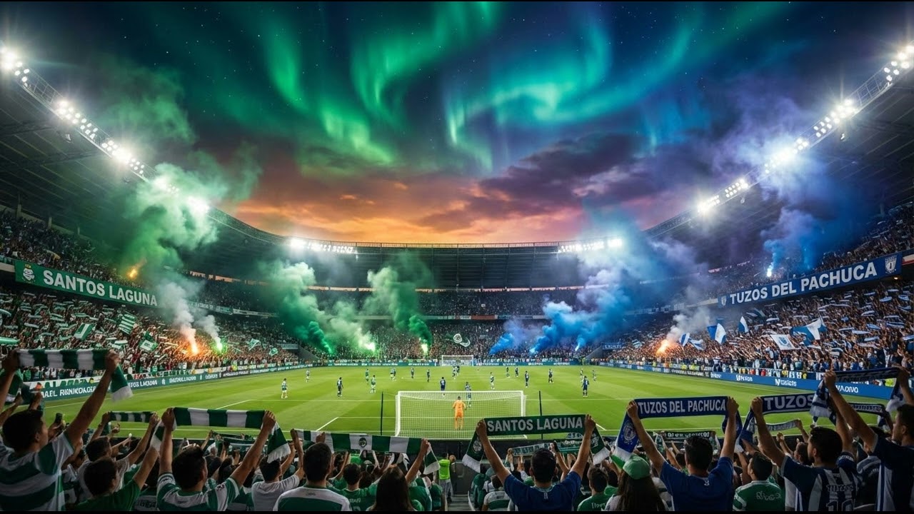 Santos Laguna vs Pachuca - Himno Épico de IA del Duelo del Norte-Centro