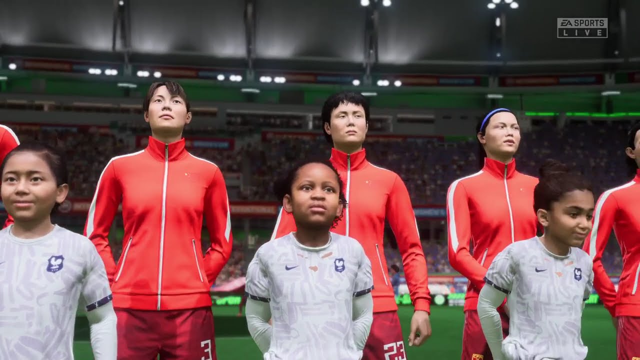 January 14, 2025 | FRANCE vs CHINA Women's Football Friendly | FIFA23 HD Gameplay