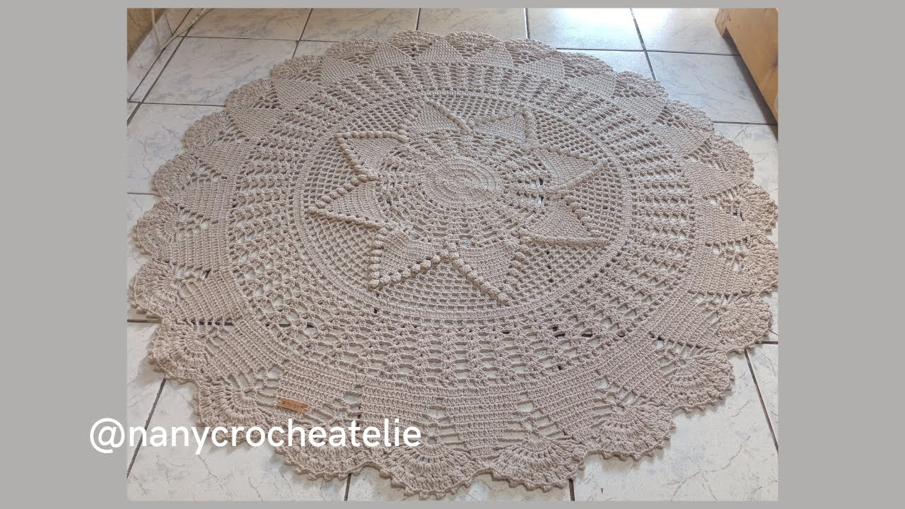 Tapetão de sala em croche