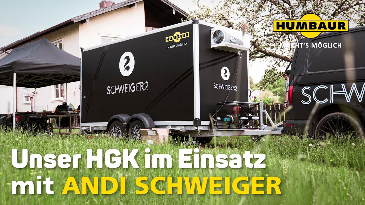 Der Humbaur HGK 304218-21 PF60 Deluxe in vollem Einsatz mit Andi Schweiger