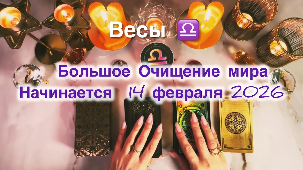 Весы ♎️ таро и астро прогноз с 9 по 15 февраля 2026 года 