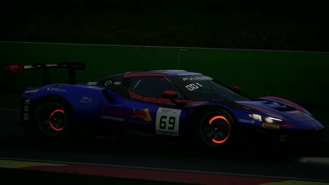 Spa Ferrari 296 Gt3 Rookie lap
