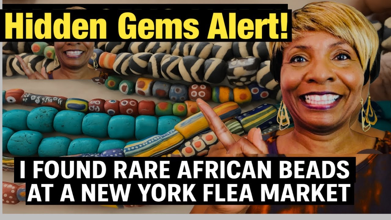 Hidden Gem Alert! I Found RARE African Beads at a NYC Flea Market!