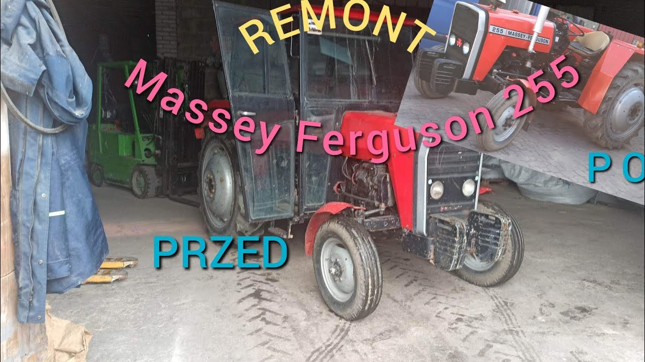 Remont MF cz.1 MF 255 #mf255 MASSEY FERGUSON 255@grkamela@agropaciorkiyt9371
