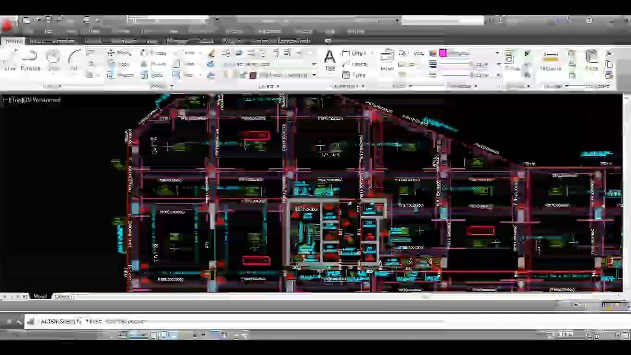 how to superimposed drawing in Autocad