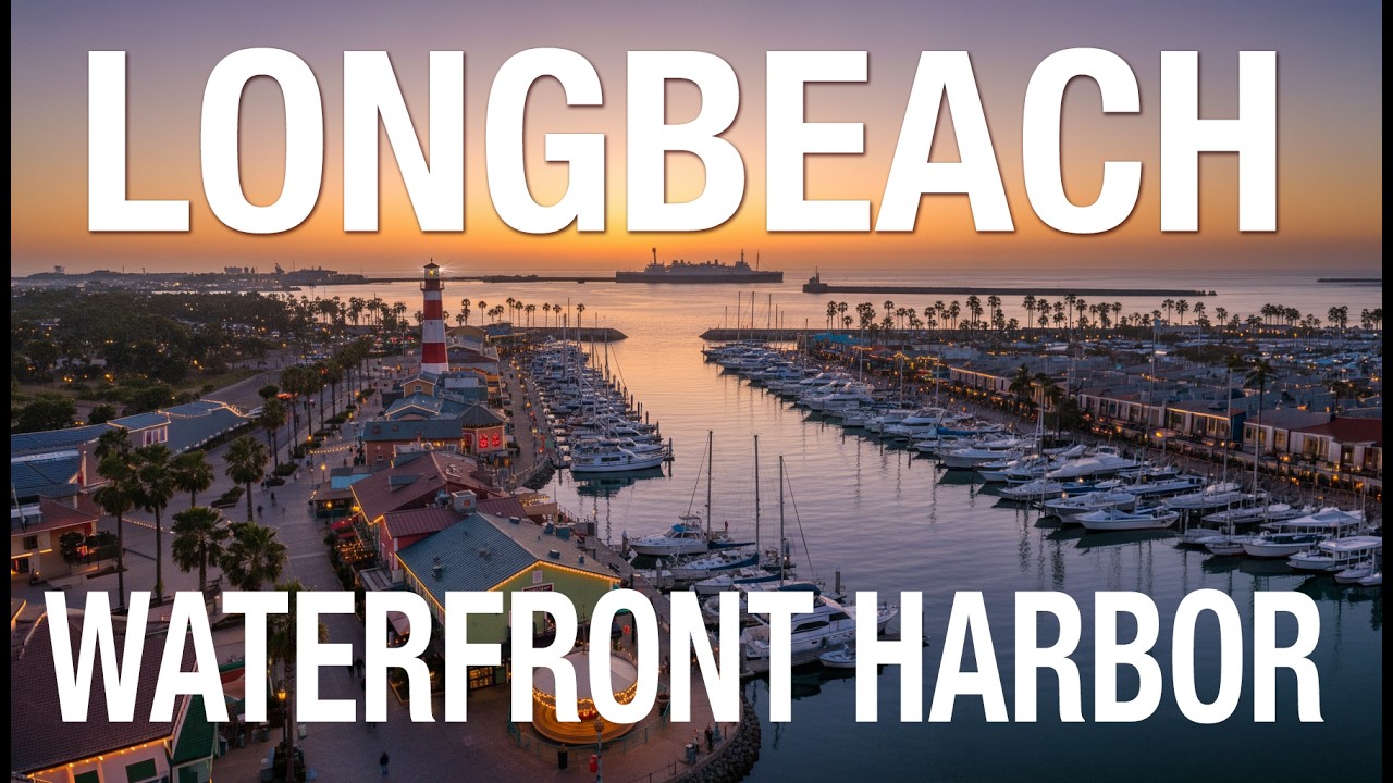 Long Beach waterfront harbor