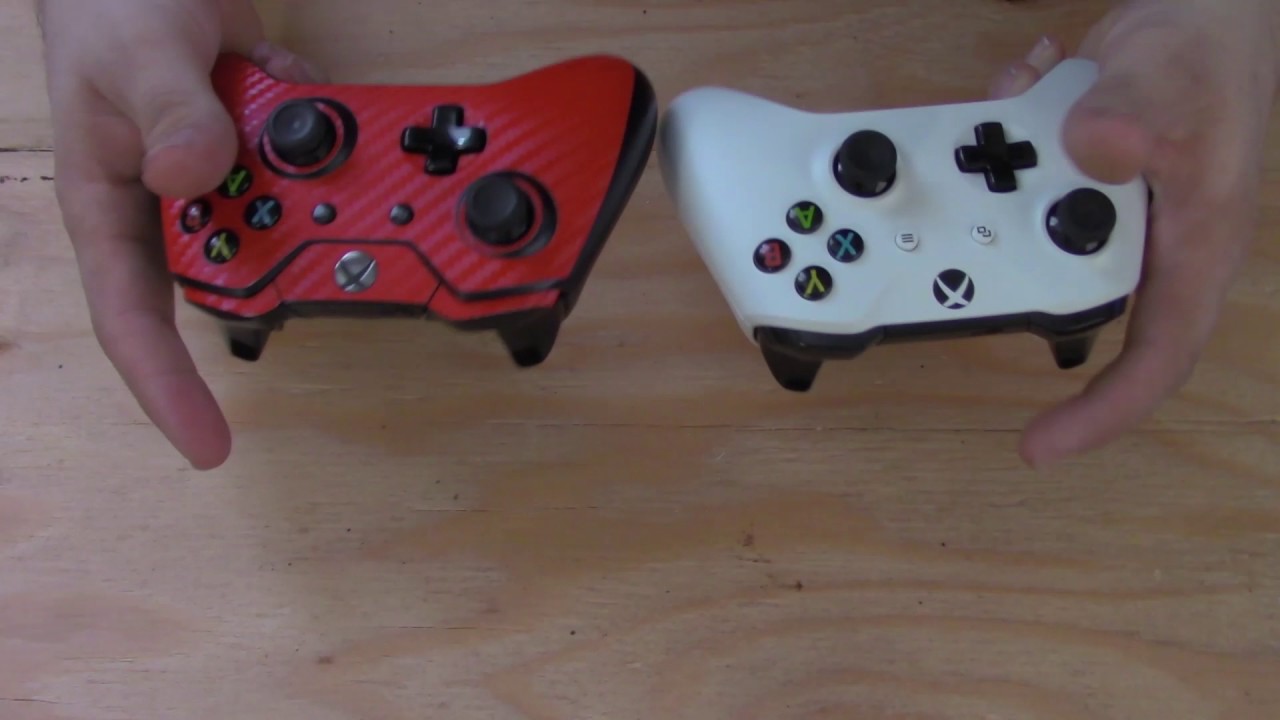 XBOX One VS XBOX One S controller comparison and XBOX One S bluetooth setup guide