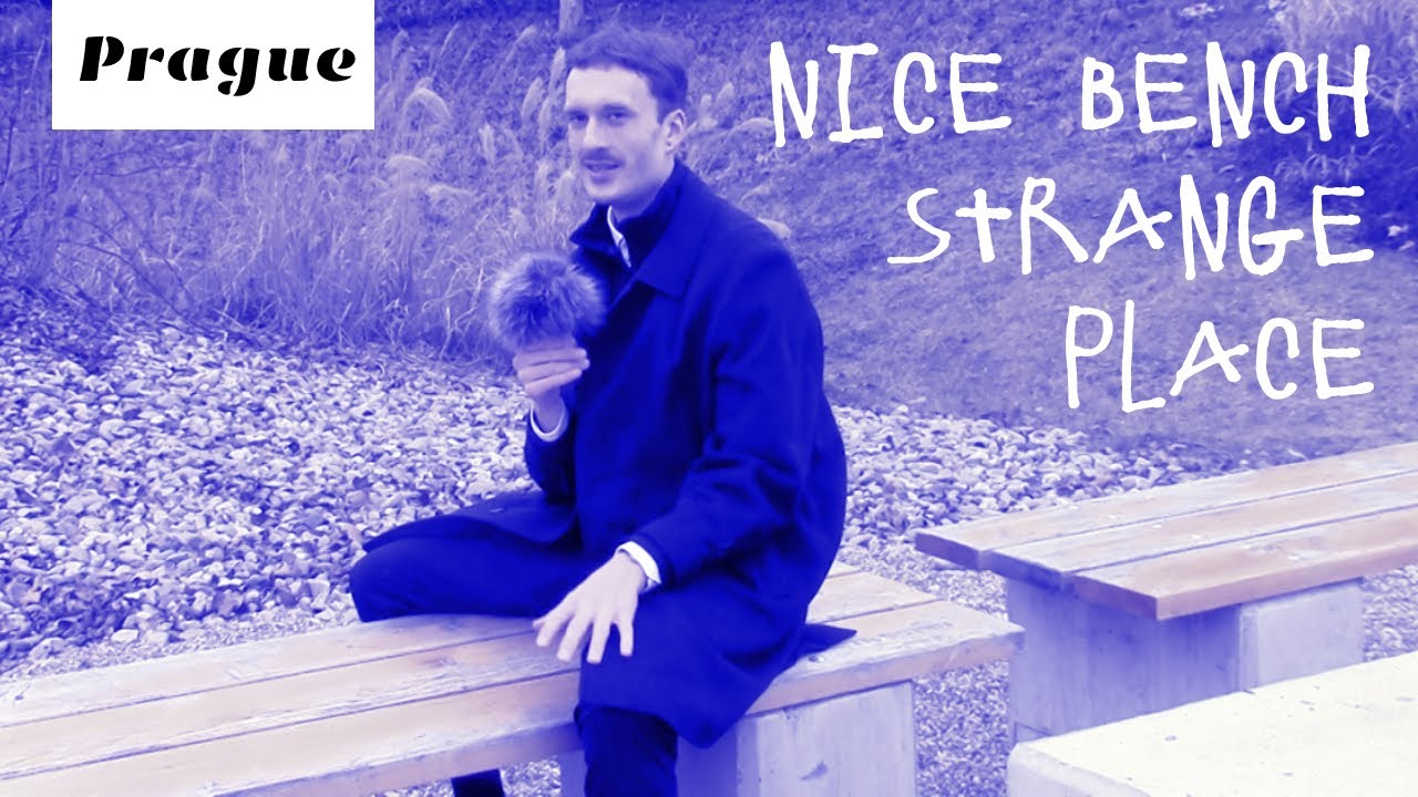 space review: a nice bench in a strange place in prague #prague #furniture #design #architecture