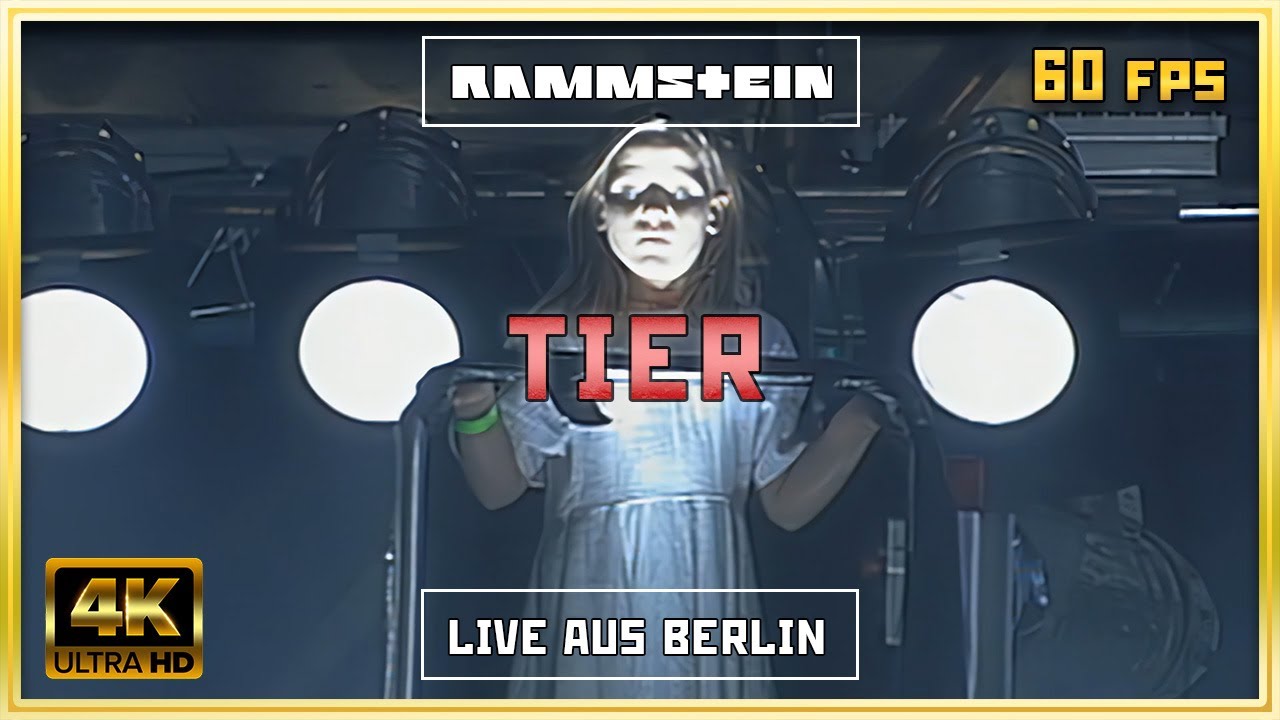 Rammstein: Tier live aus Berlin 1998 Русские субтитры 4K 60fps remastered