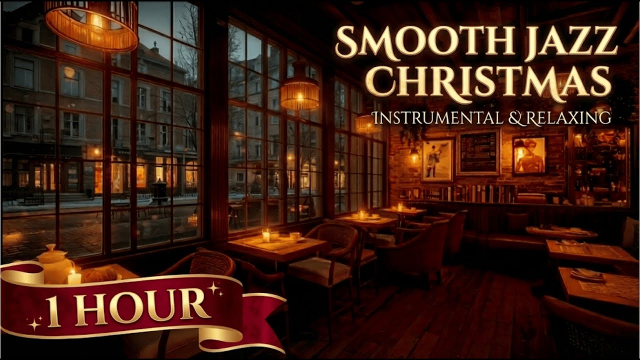 Smooth Jazz Christmas Instrumental 🎄 Relaxing Holiday Music for a Cozy Night