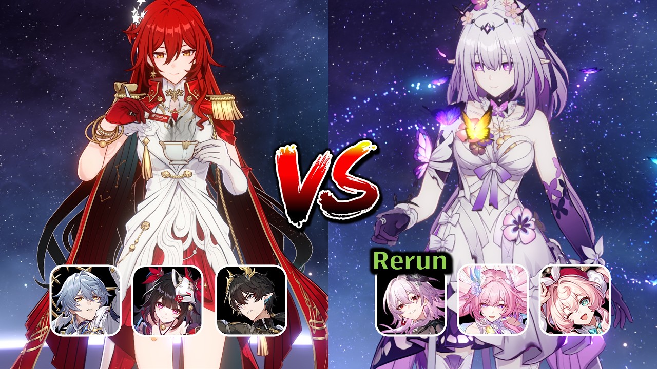V6 IS HERE! E0S1 Himeko Nova vs E0S1 Castorice Showcase Comparison | HSR 4.4