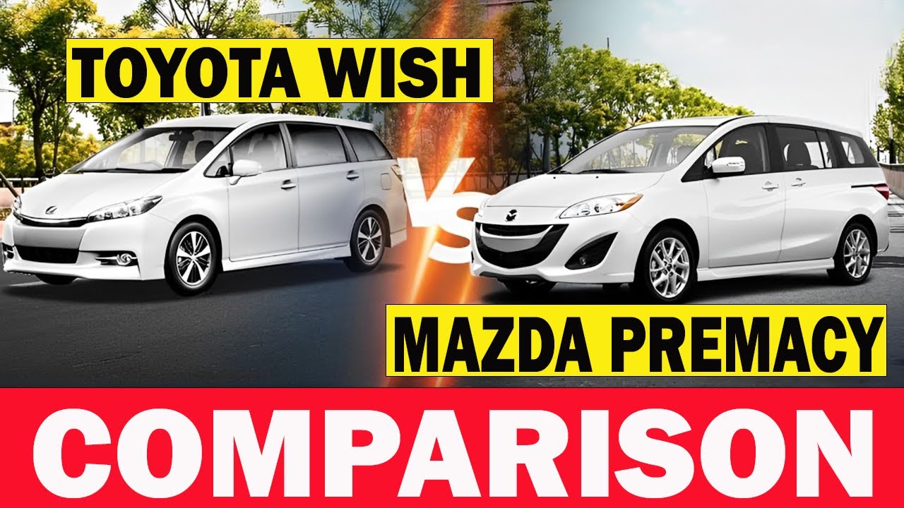 Toyota Wish 2025 против Mazda Premacy – какой 7-местный автомобиль лучше?