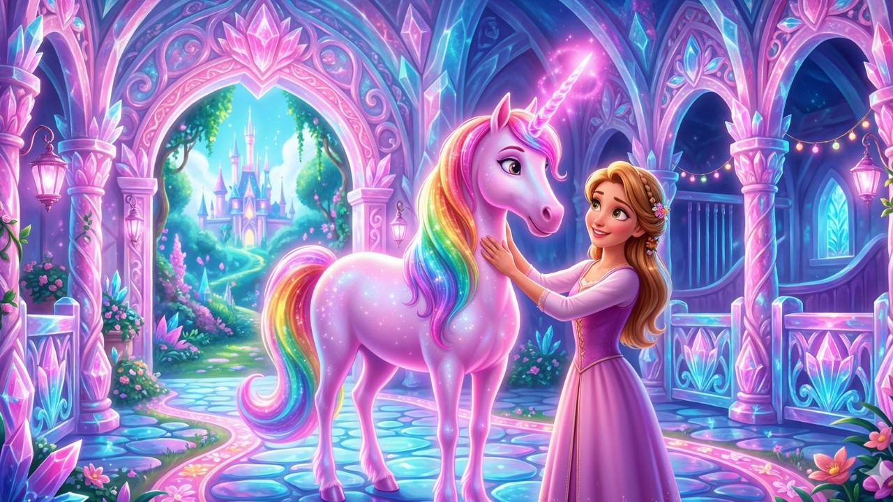 जादुई यूनिकॉर्न | The Magical Unicorn | ANIMAL STORY | CARTOON | HINDI |HD #f4sisters #3danimation