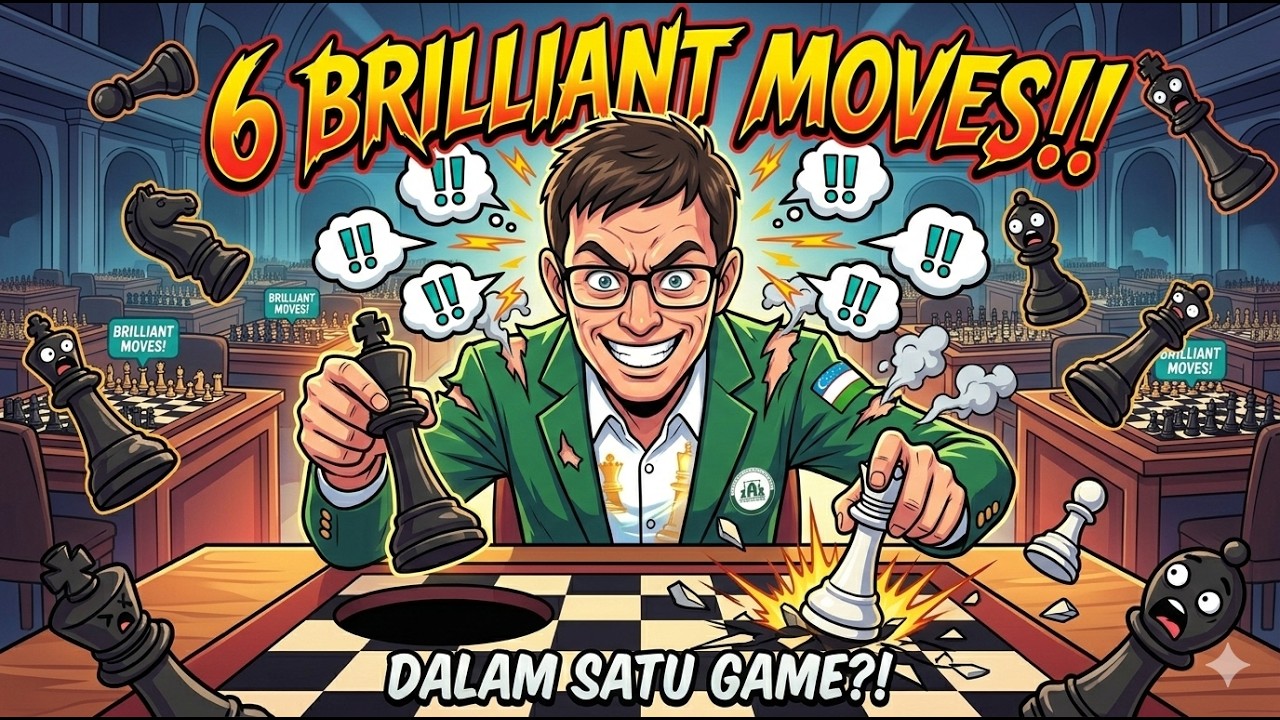 GAME DENGAN LANGKAH BRILLIANT PALING BANYAK DALAM SEJARAH CATUR?! || DAVID NAVARA VS YAKUBBOEV 2026