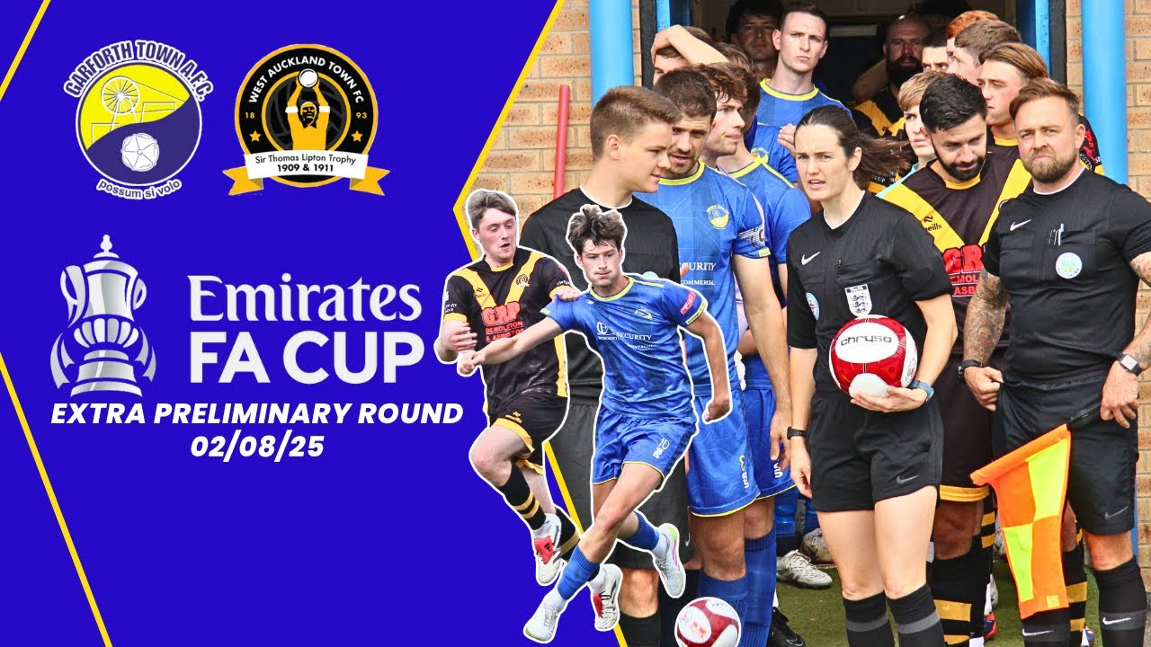 Garforth Town v West Auckland Town (FA Cup) 02/08/25