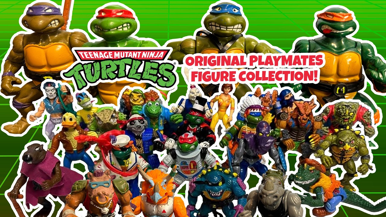 Vintage TMNT Figure Collection!!! Teenage Mutant Ninja Turtles Toys!