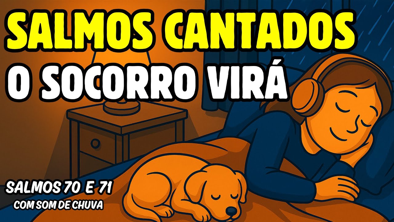 Salmos Cantados para Acalmar o Coração Aflito | Socorro e Confiança em Deus Salmos 70 e 71