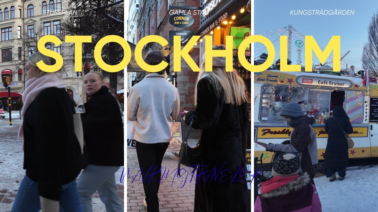 Streets Of STOCKHOLM CITY | Winterwonderland