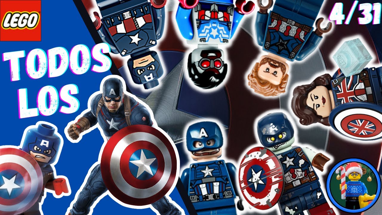 TODAS las figuras que existen del Capitán América / Minifigs