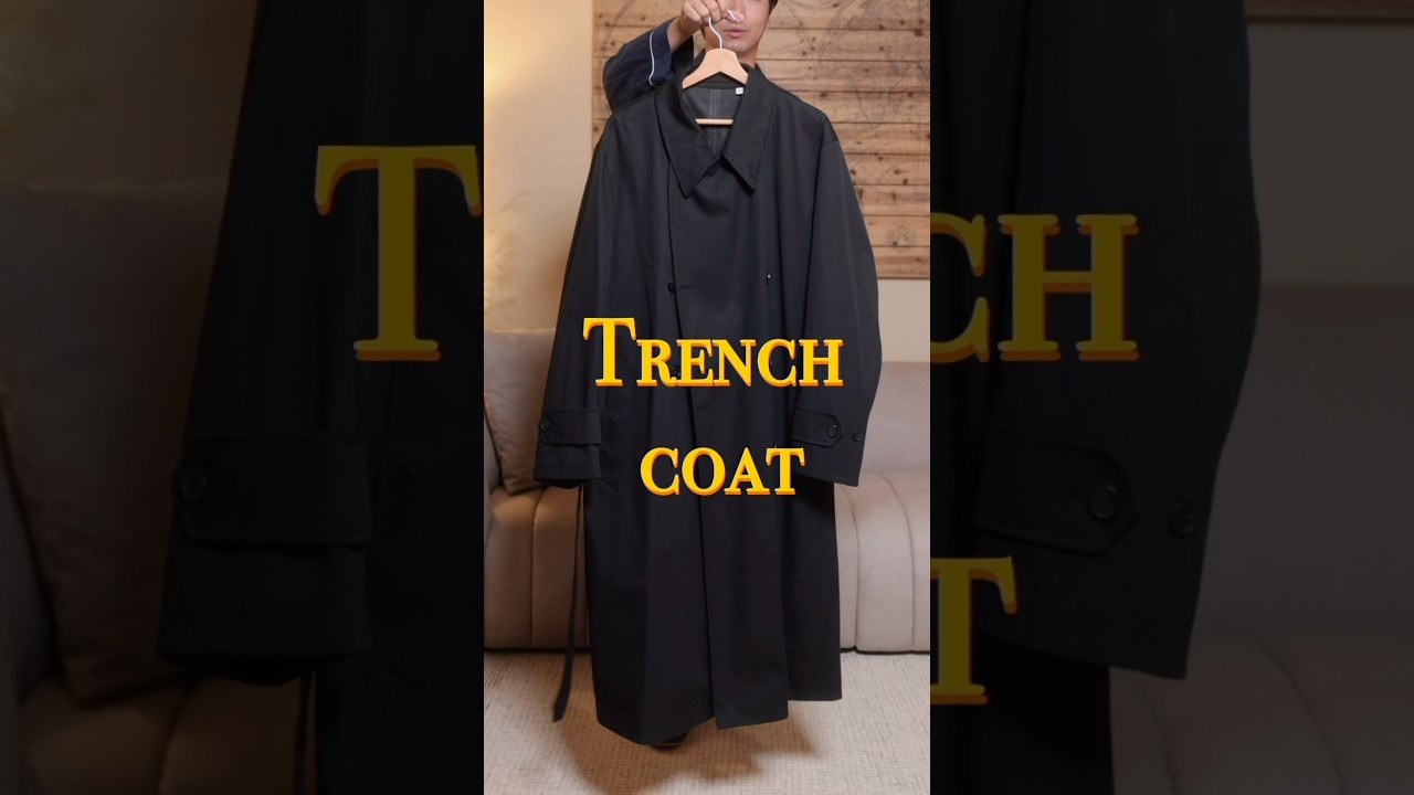 How to Style a Navy Trench Coat for Fall Date Night Outfit #trenchcoat #menswear #mensfashion l