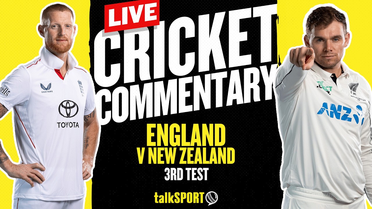 LIVE Test Match Cricket | England v New Zealand - Third Test - Day One | Trent Bridge