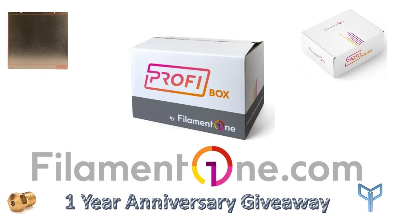 FilamentOne PROFI Box 1 Year Anniversary Box Giveaway!!!