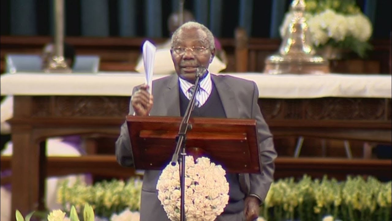 Man names Matiba's ''political enemies'' at funeral mass