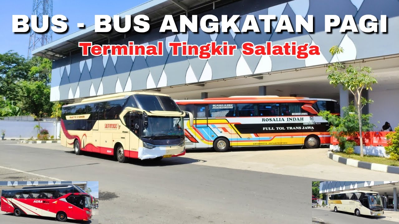 Tidak kalah ramainya !! Hunting bus angkatan pagi di terminal tingkir salatiga