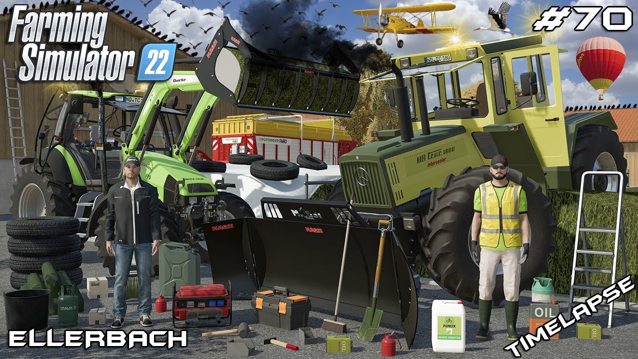 ЗАВЕРШЕНИЕ УБОРКИ СИЛОСА И УКРЫТИЕ БУНКЕРА С @kedex | Ellerbach | Farming Simulator 22 | Эпизод 70