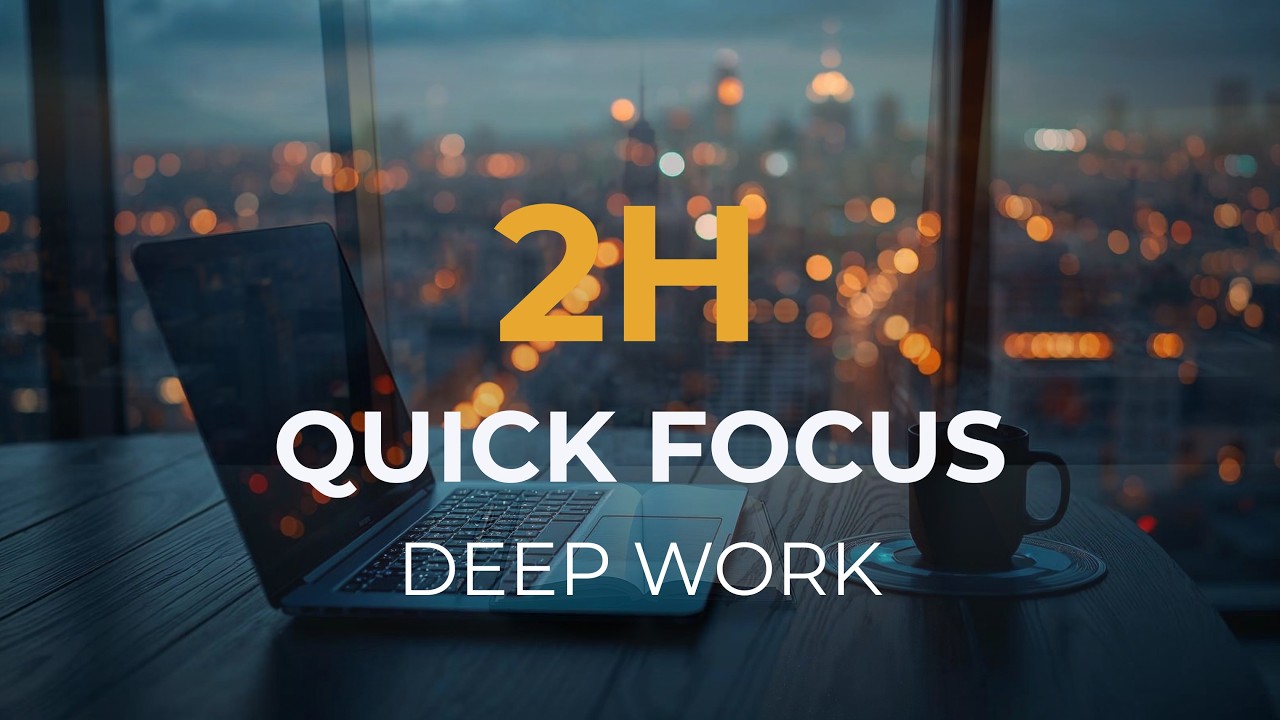 2H Quick Focus | Deep Work Music for Short Sessions