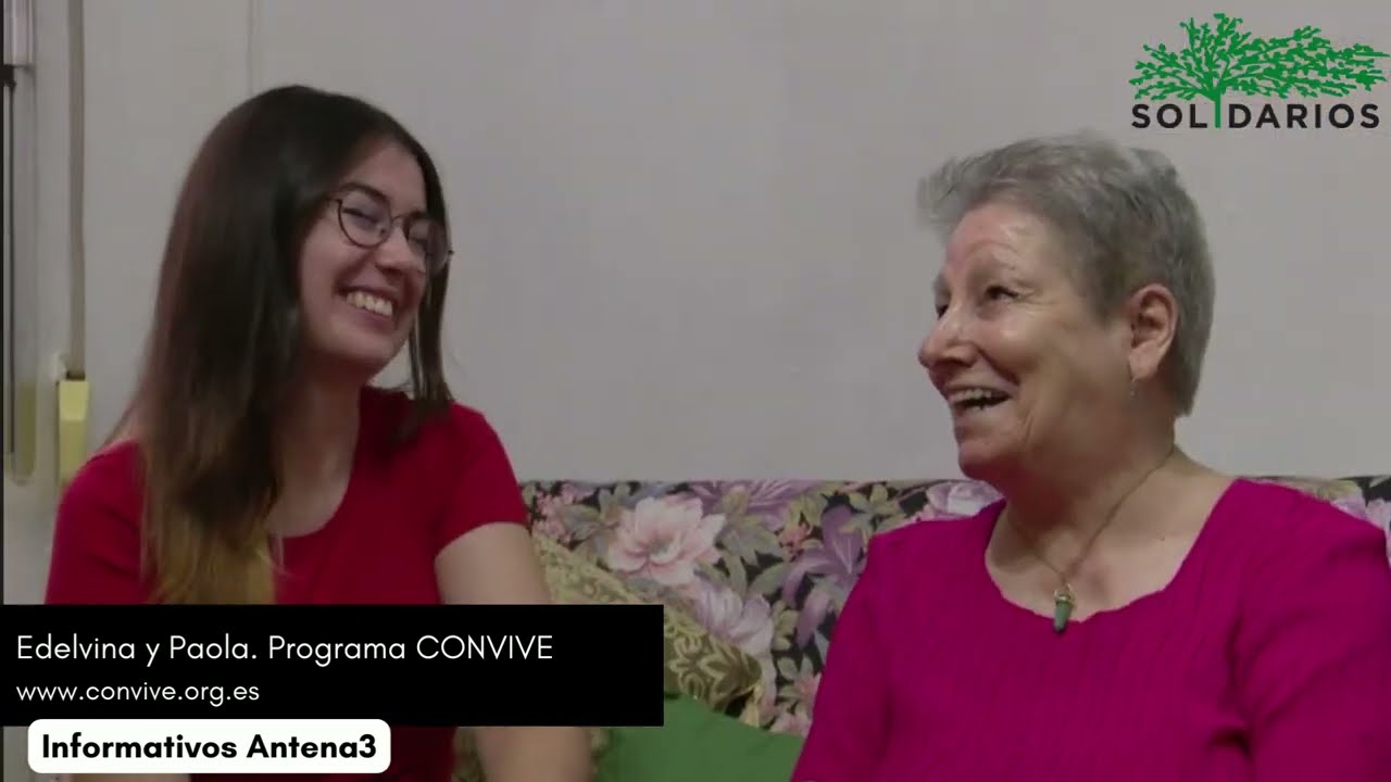 Edelvina y Paola, convivencia intergeneracional donde todas ganan. CONVIVE