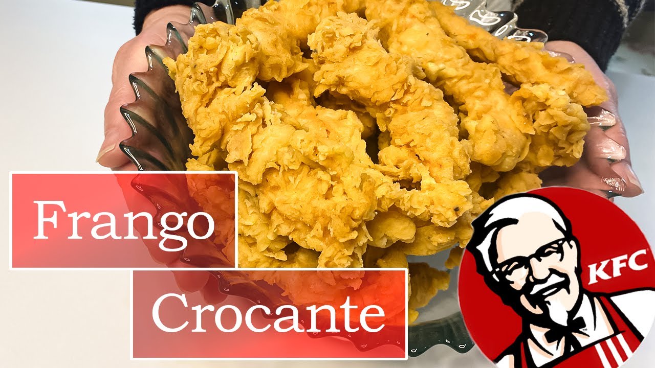 Frango estilo KFC caseiro – SUPER CROCANTE E DELICIOSO!