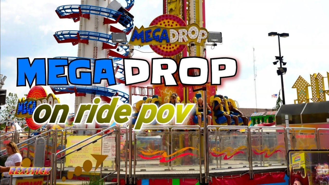Mega Drop // Drop Tower at the Ohio State Fair 2019