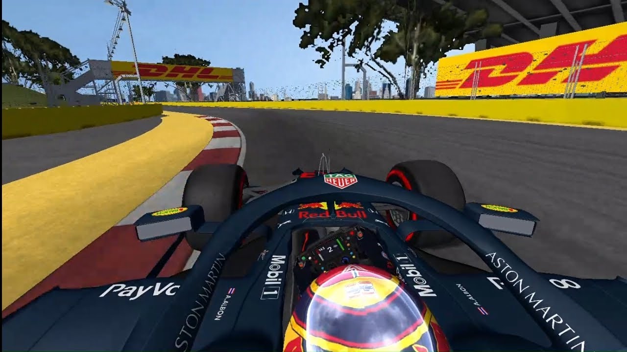 Onboard Cam RB16 Singapore 2023 Layout | rFactor 1