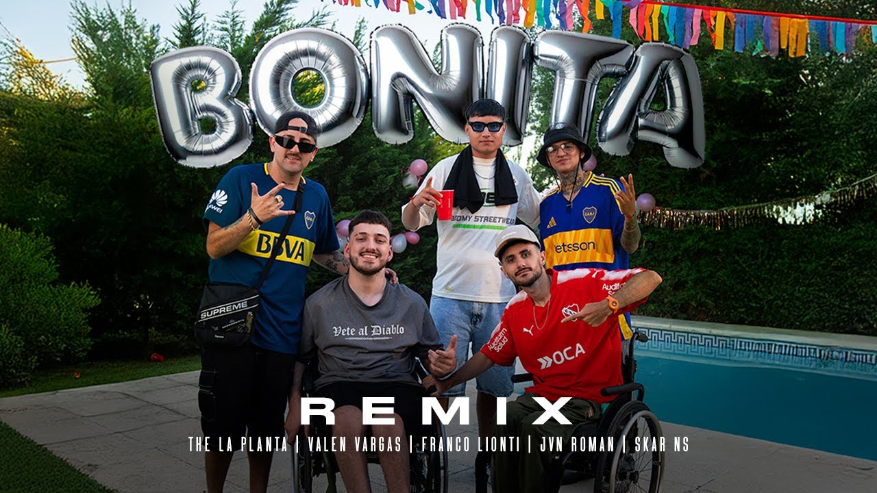 BONITA REMIX - The La Planta , Franco Lionti, Valen Vargas, JvnRoman, Skar Ns ( Video Oficial )