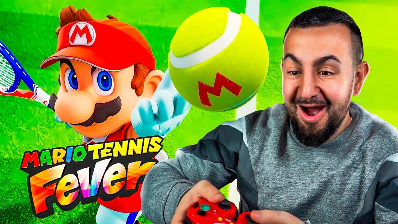 PAPI GAVI JUEGA a MARIO TENNIS FEVER por PRIMERA VEZ