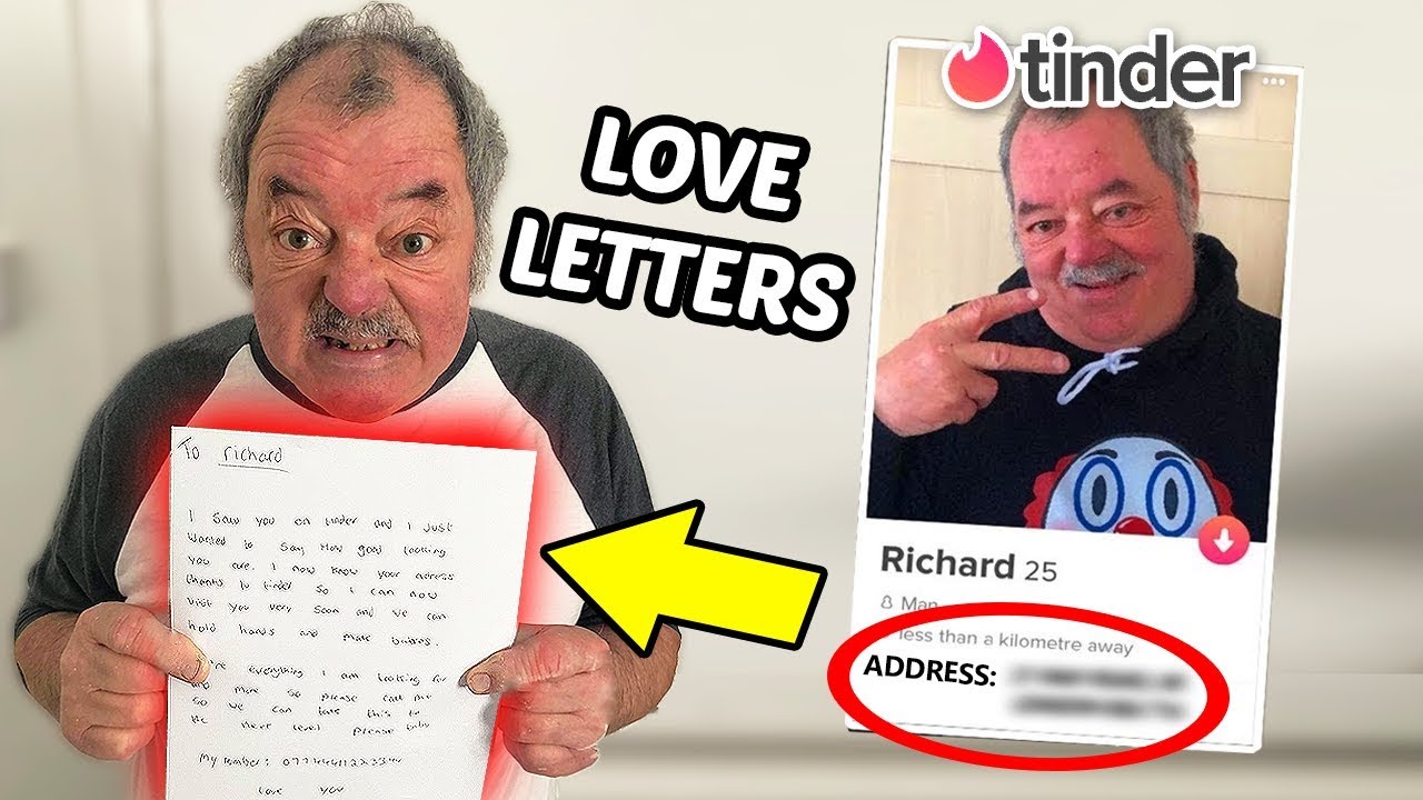 I PUT MY DADS ADDRESS ON TINDER PRANK