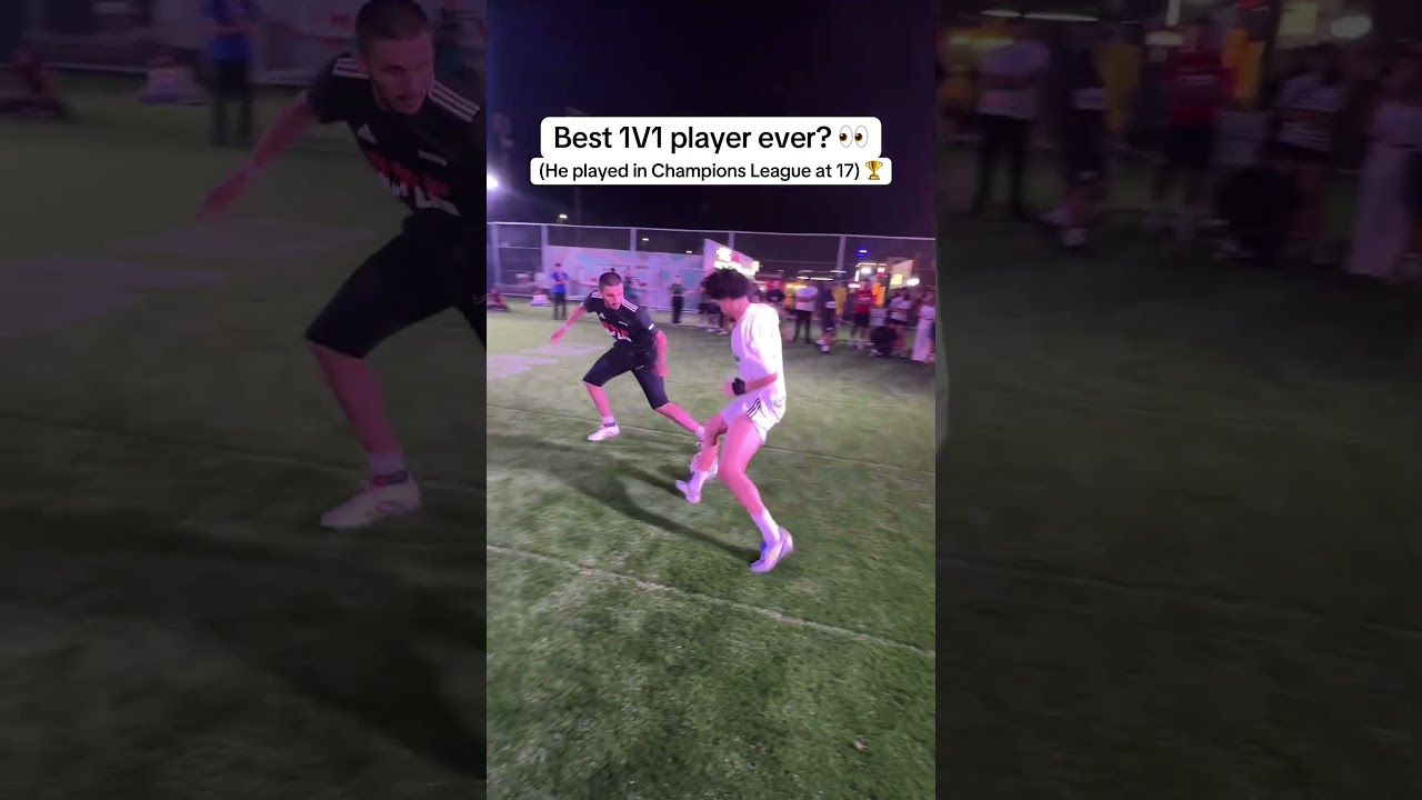 Best 1V1 Player ever on Top Baller? 👀 (he played Champions League at 17) #football #1v1 #proplayer
