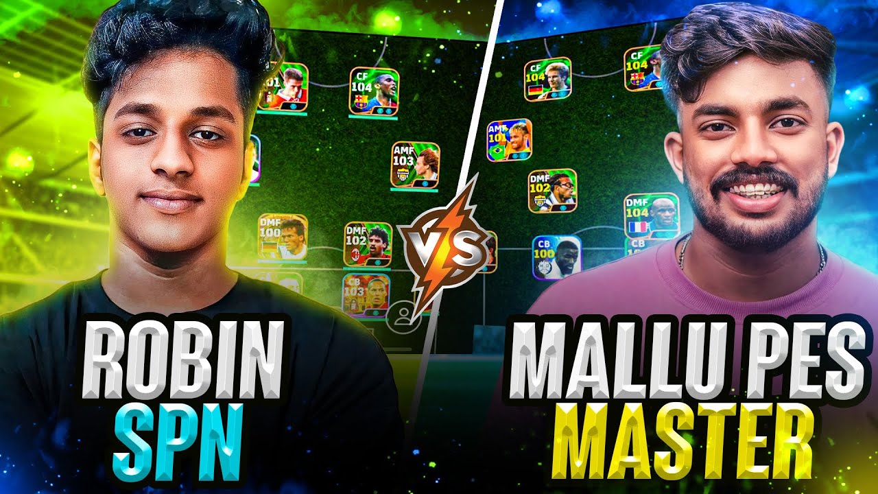 ROBIN SPN 🆚 MALLU PES MASTER 🤯 | SECOND LEG | WORLD RANK 96🔥 
