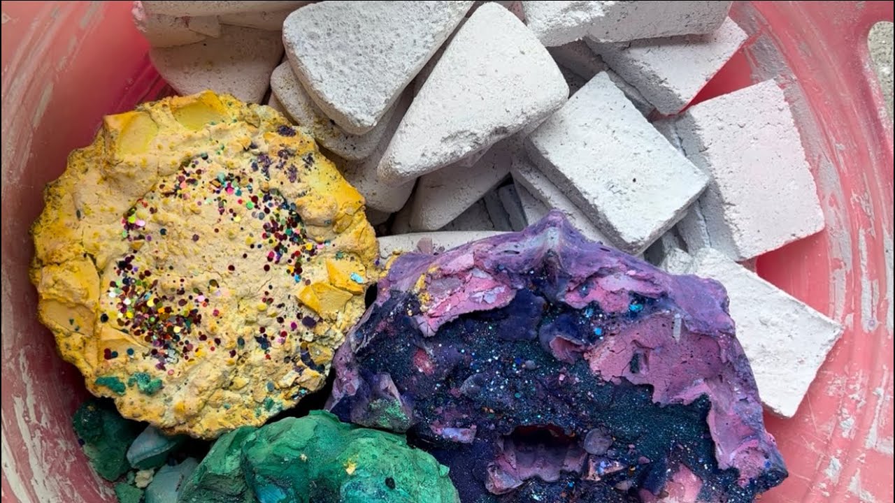 Mudpies and Soft PJ Reforms • Crunchy Gymchalk Crush • Satisfying Colorful Crush • Powder ASMR
