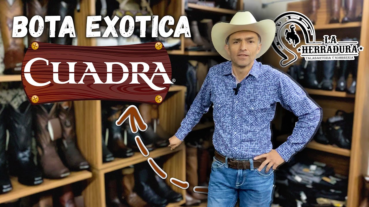 Bota de LUJO CUADRA l La Herradura 🤠