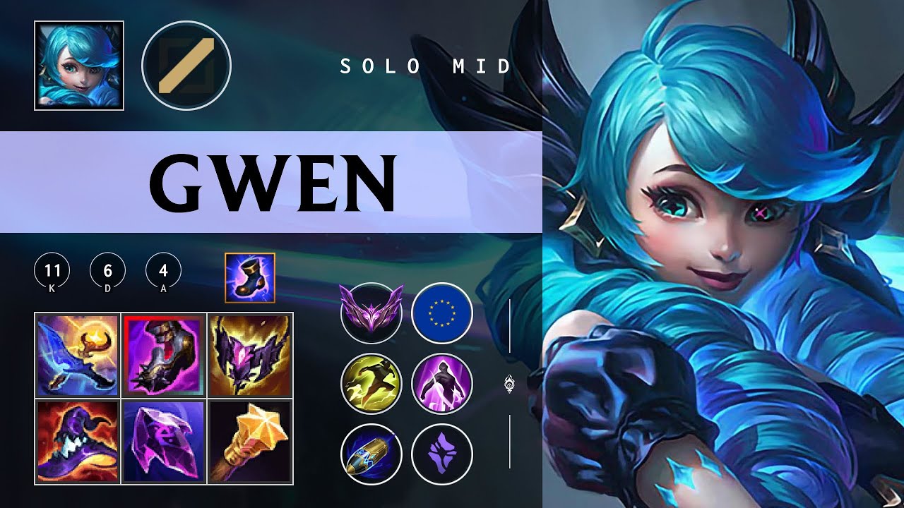 Gwen Mid vs Ekko - EUW Master Patch 26.01