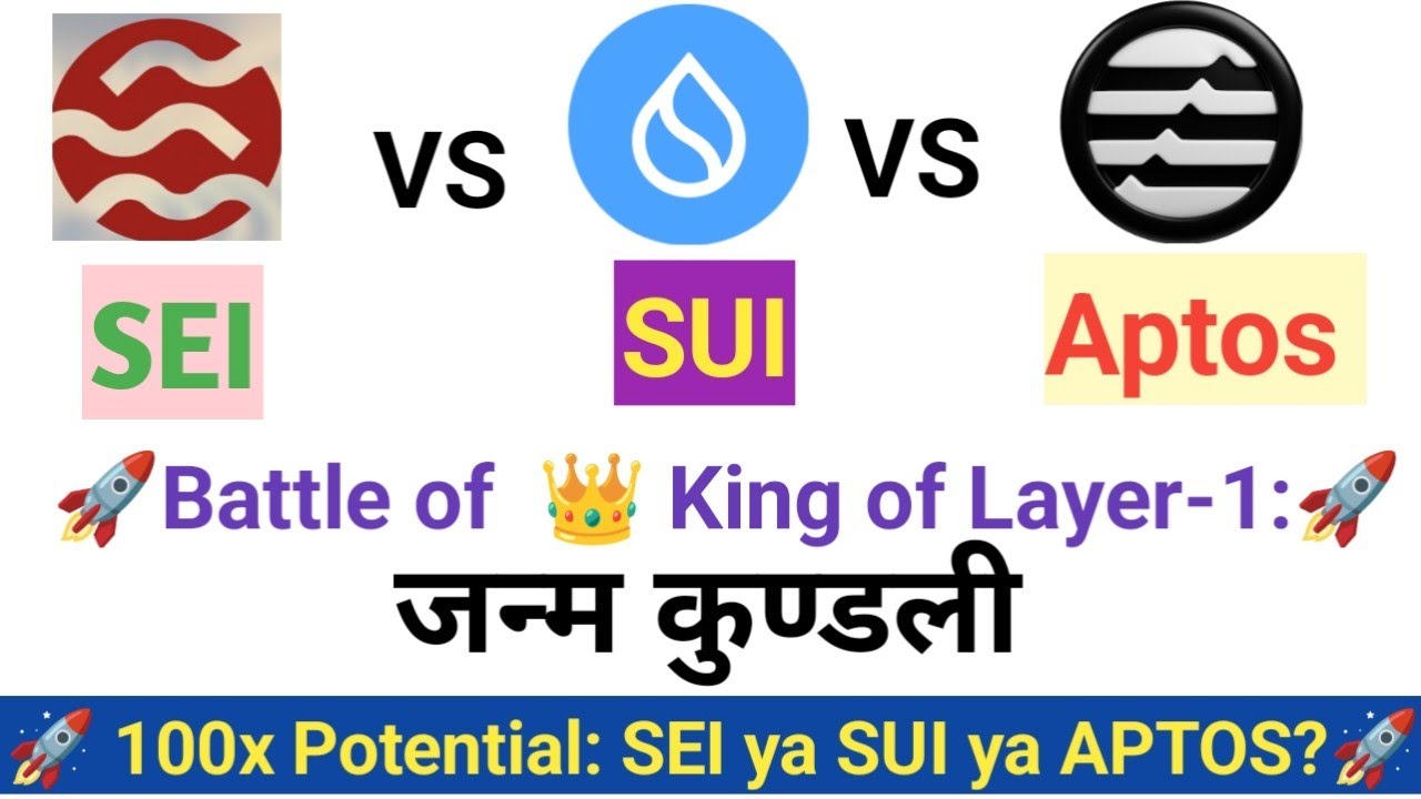 SEI vs SUI vs Aptos 🔥 कौन बनेगा 2026-27 का Next Solana? Full Comparison I कौन सा Coin Best? 🚀 