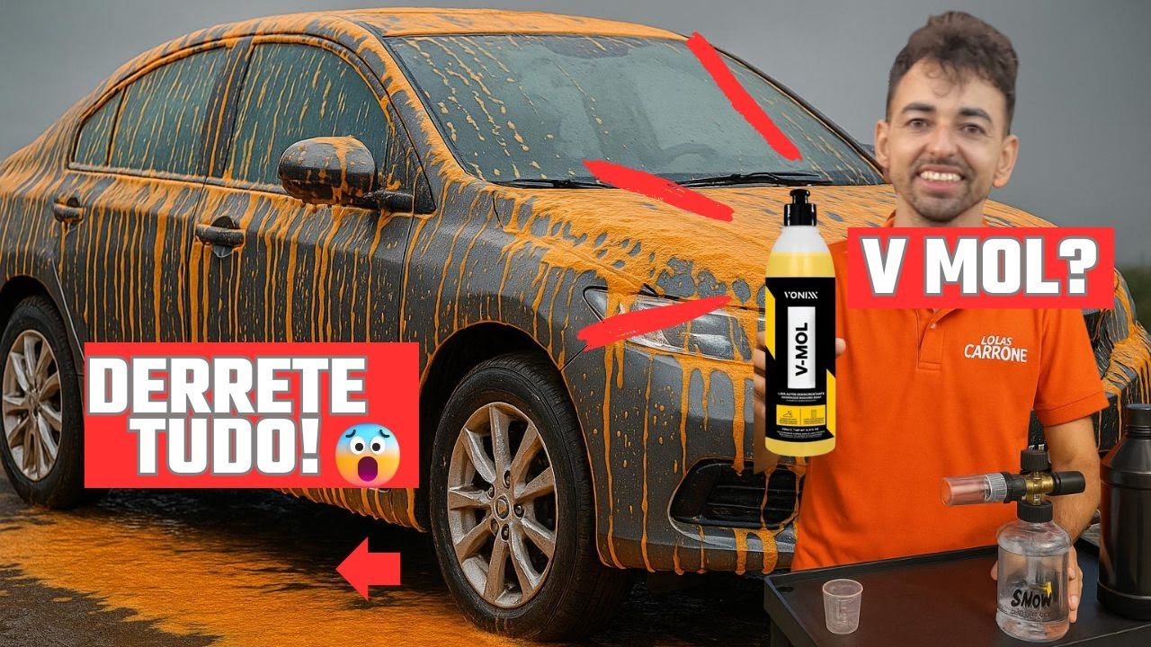 USEI O VMOL DA VONIXX NA PRÉ LAVAGEM DO CIVIC 😱 #vonixx