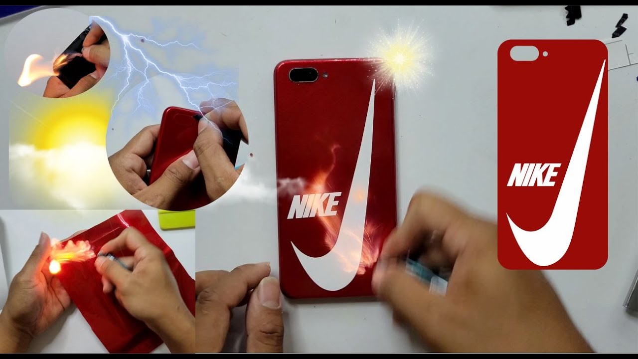 Wow DIY Oppo A3S Sticker Art Nike Logo
