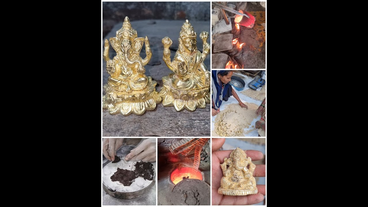 Copper Statue Making Process In Indian Factory