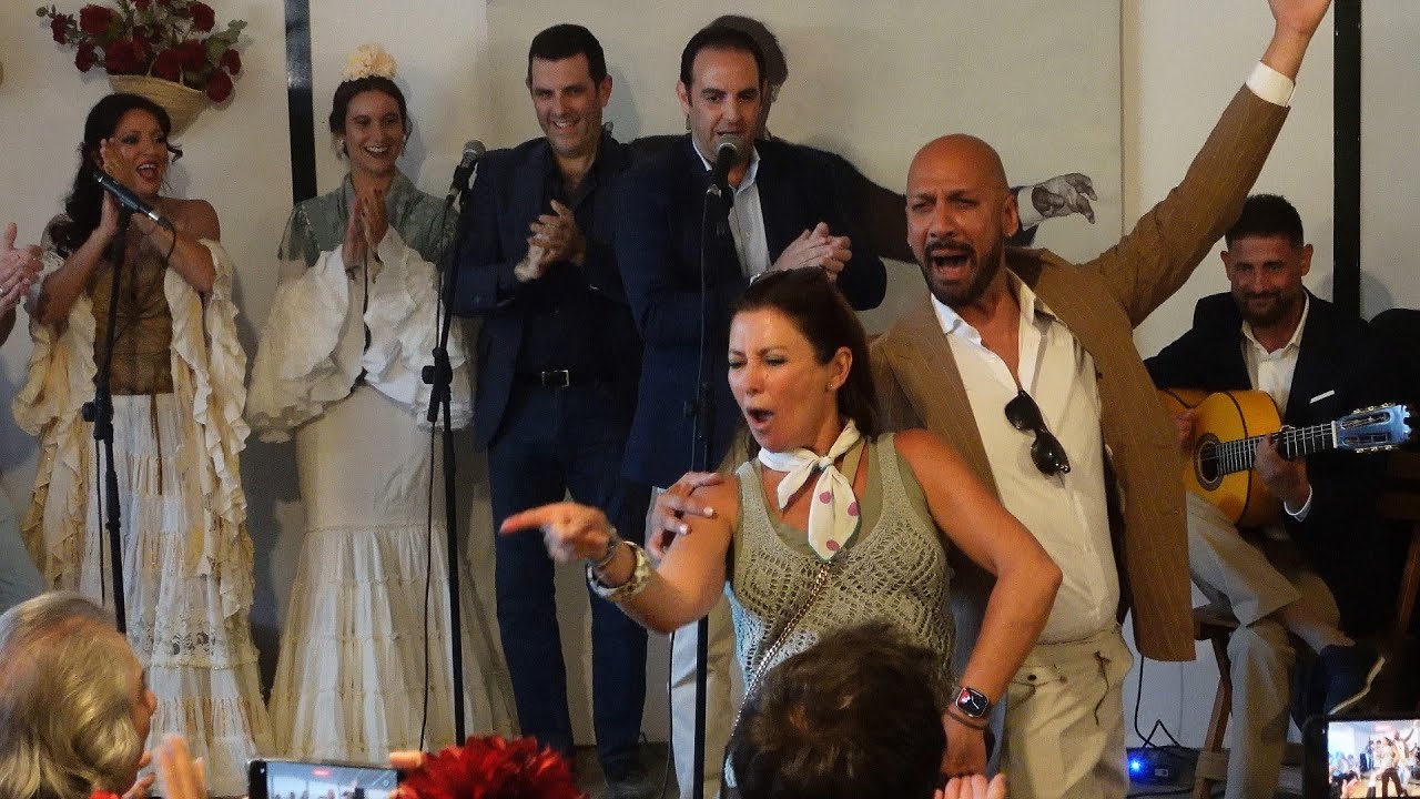 SARA BARAS ``Baile Sorpresa´´en la Feria de Jerez 2025. Caseta Tío José de Paula.