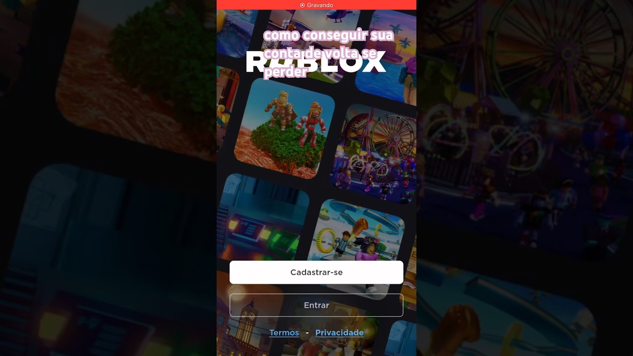 Como ter sua conta de volta no (roblox)#roblox#fyp #fypage